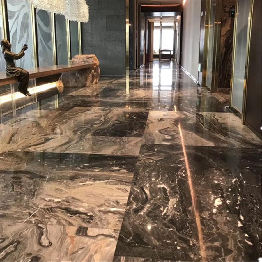 Arabescato Orobico Grigio Marble Floor